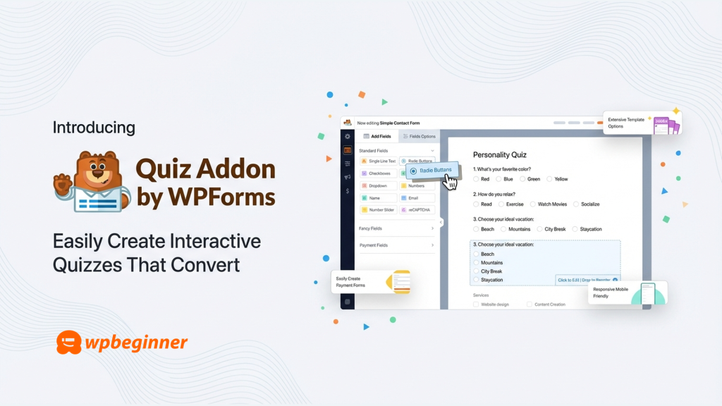 [NEW] WPForms Quiz Addon: Easily Build Interactive Quizzes
